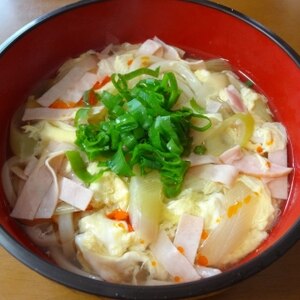 酸っぱスパイシー♪酸辣湯風うどん